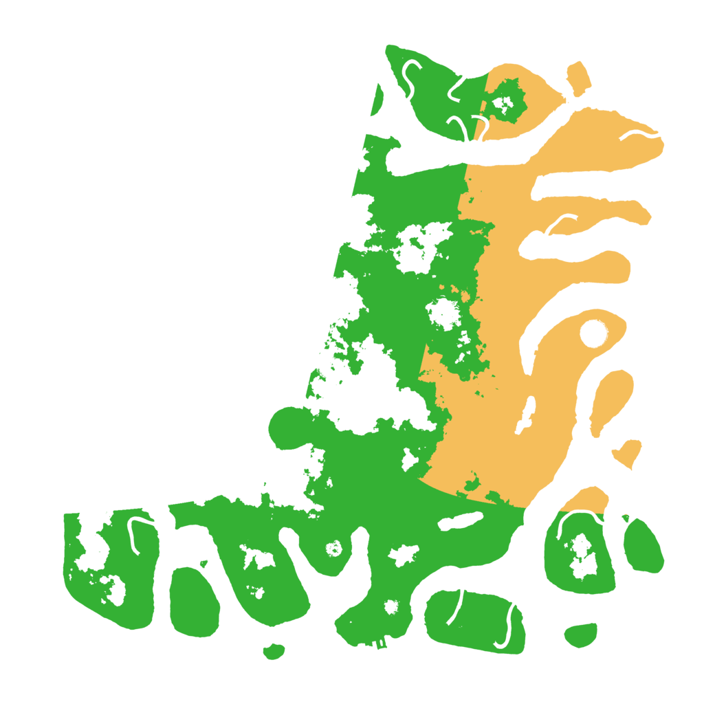 Biome Rust Map: Procedural Map, Size: 4500, Seed: 3780855