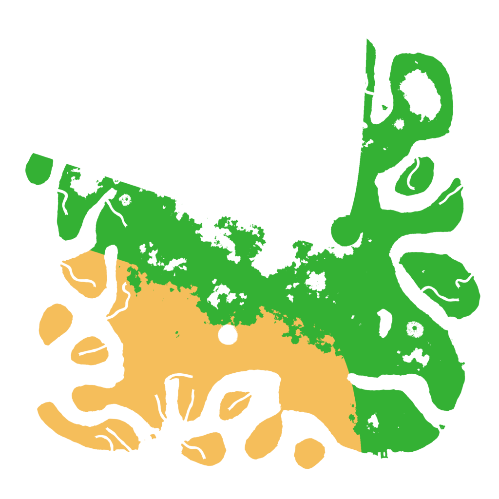 Biome Rust Map: Procedural Map, Size: 4500, Seed: 2886996