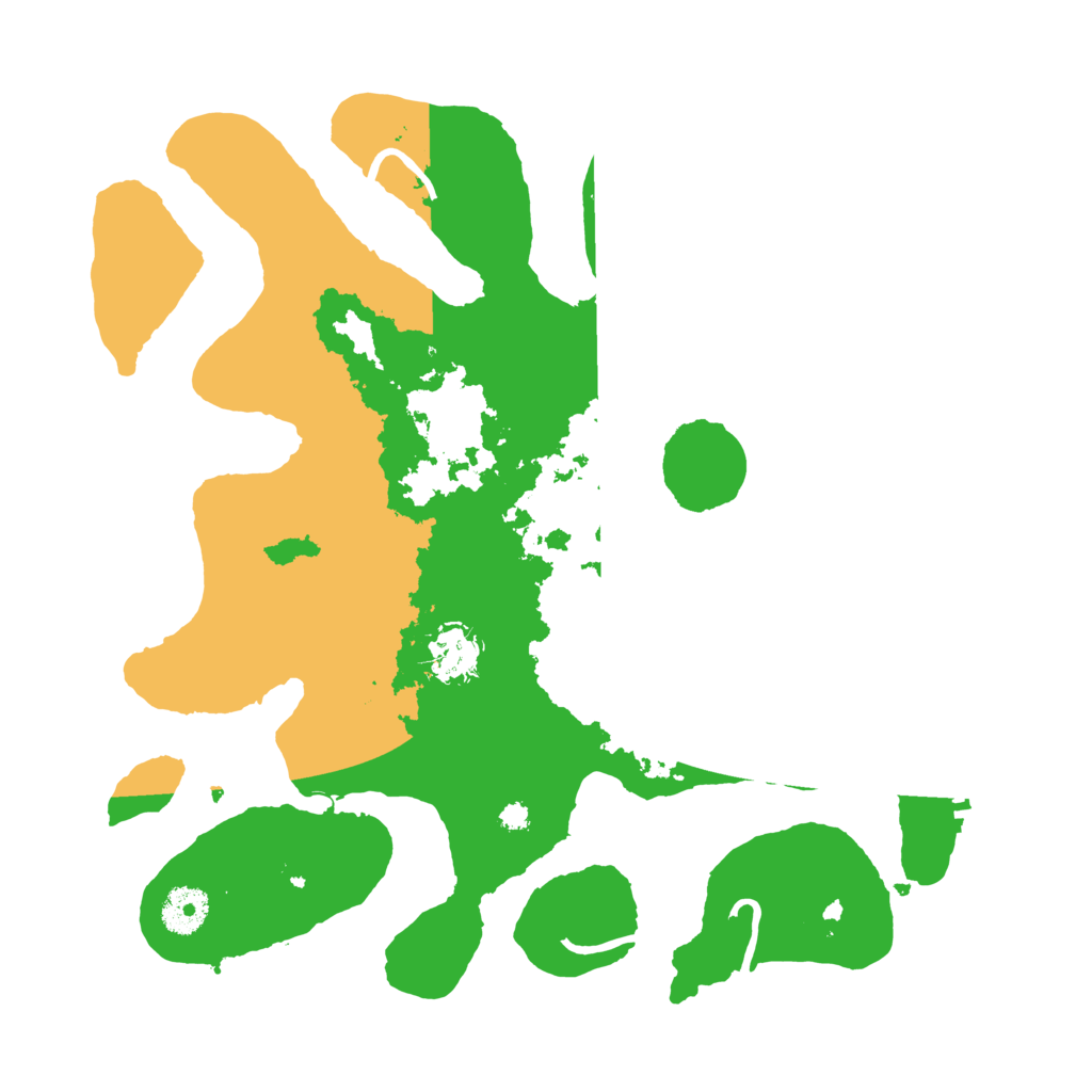 Biome Rust Map: Procedural Map, Size: 3500, Seed: 2011595