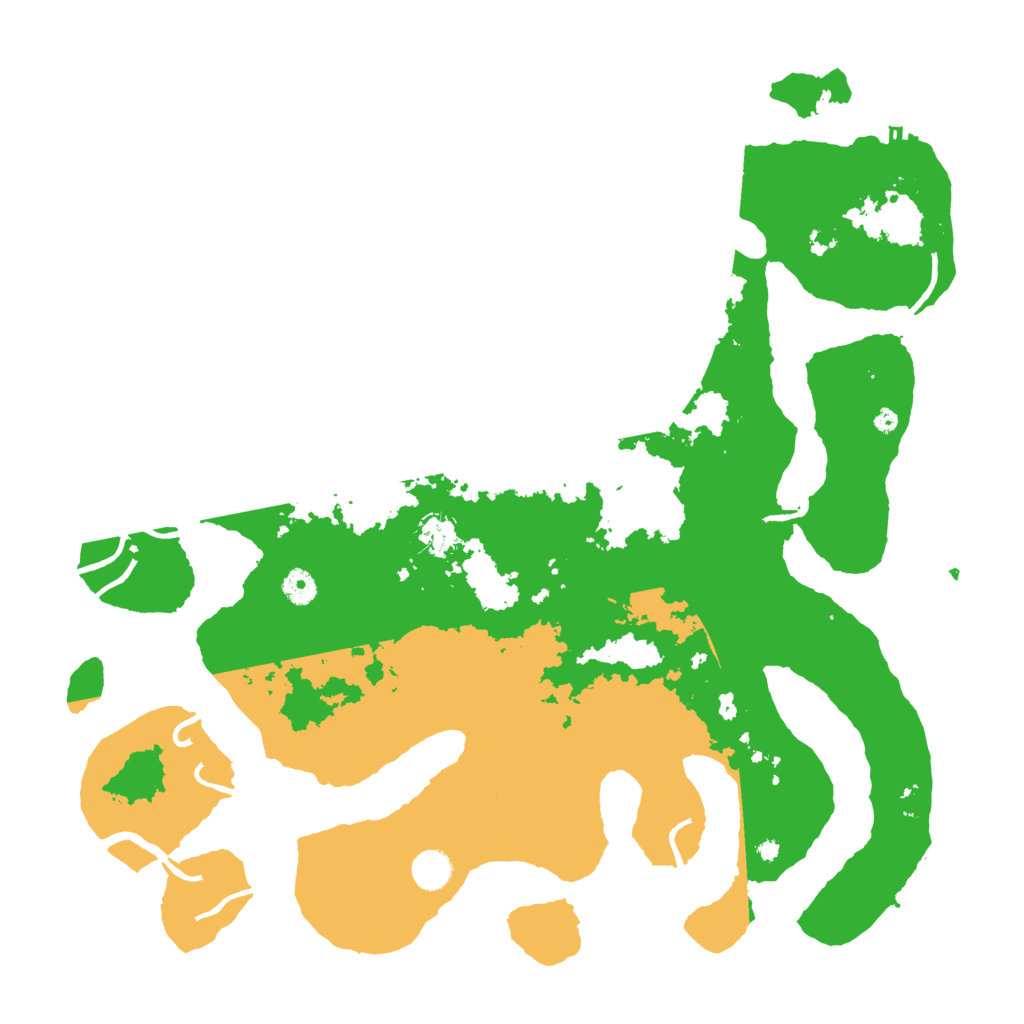 Biome Rust Map: Procedural Map, Size: 4500, Seed: 658762