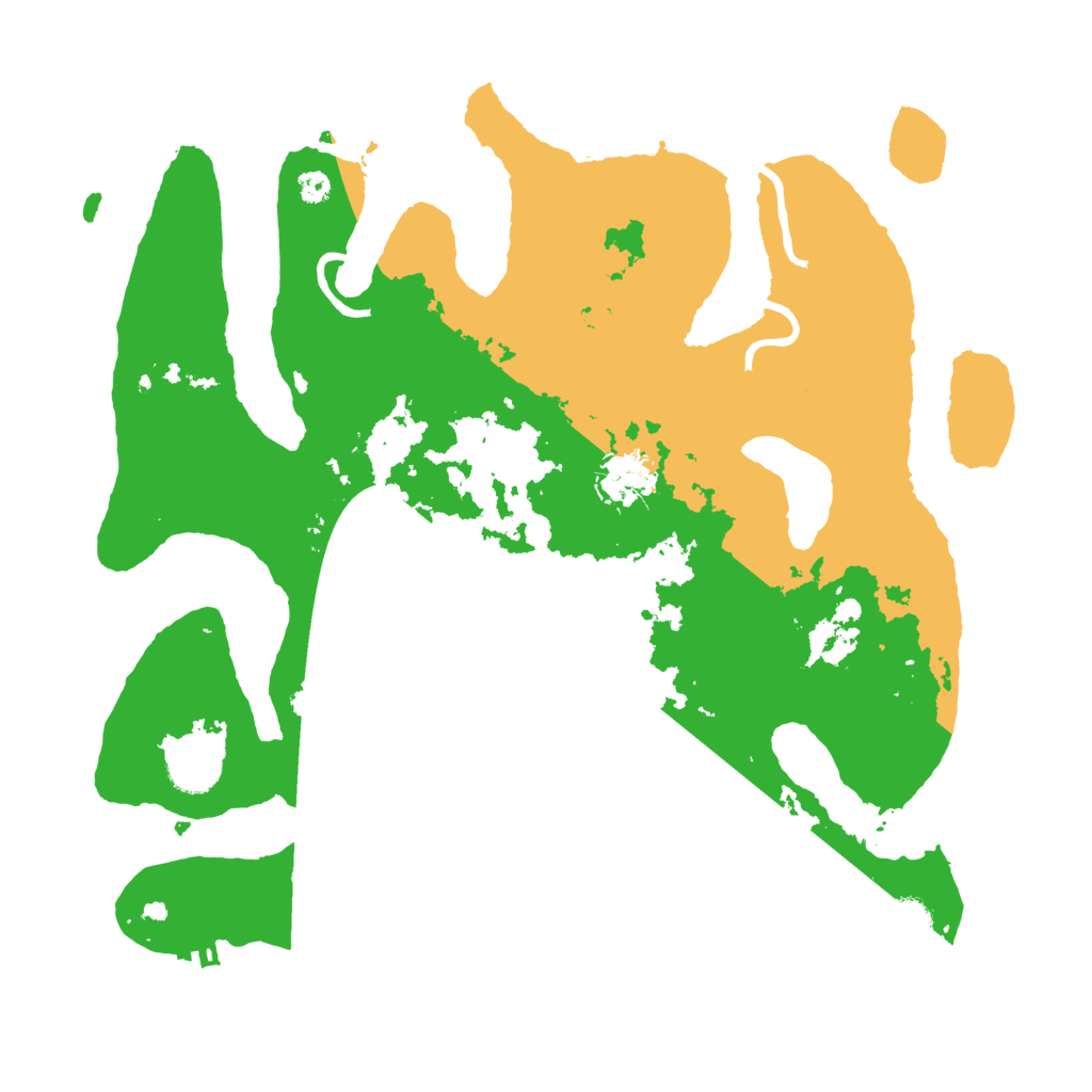 Biome Rust Map: Procedural Map, Size: 3500, Seed: 6089581