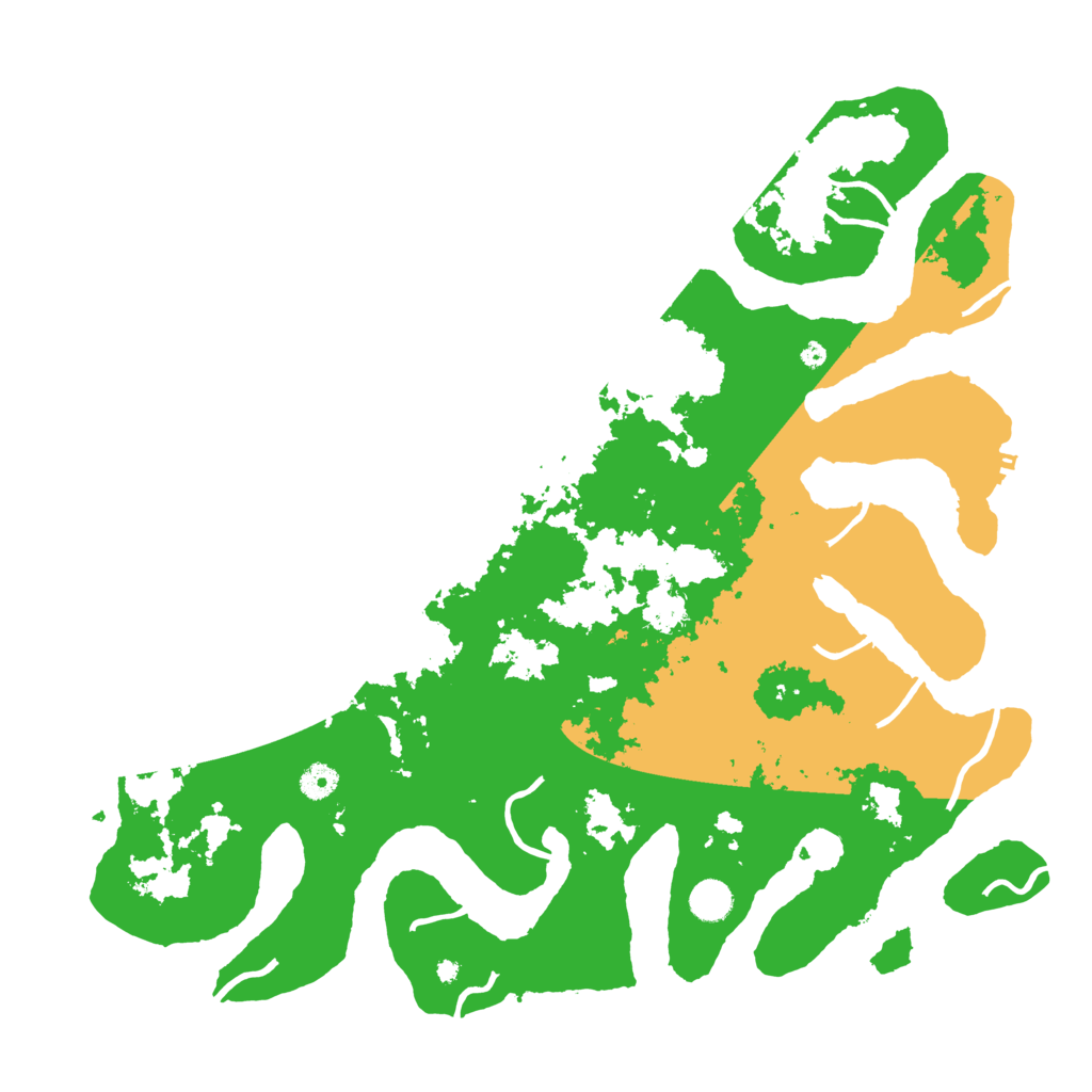 Biome Rust Map: Procedural Map, Size: 4500, Seed: 1352992