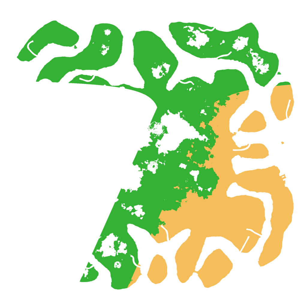 Biome Rust Map: Procedural Map, Size: 4500, Seed: 3394187