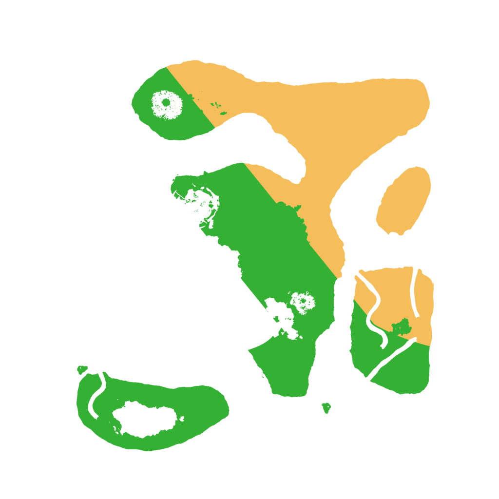 Biome Rust Map: Procedural Map, Size: 2500, Seed: 2282652