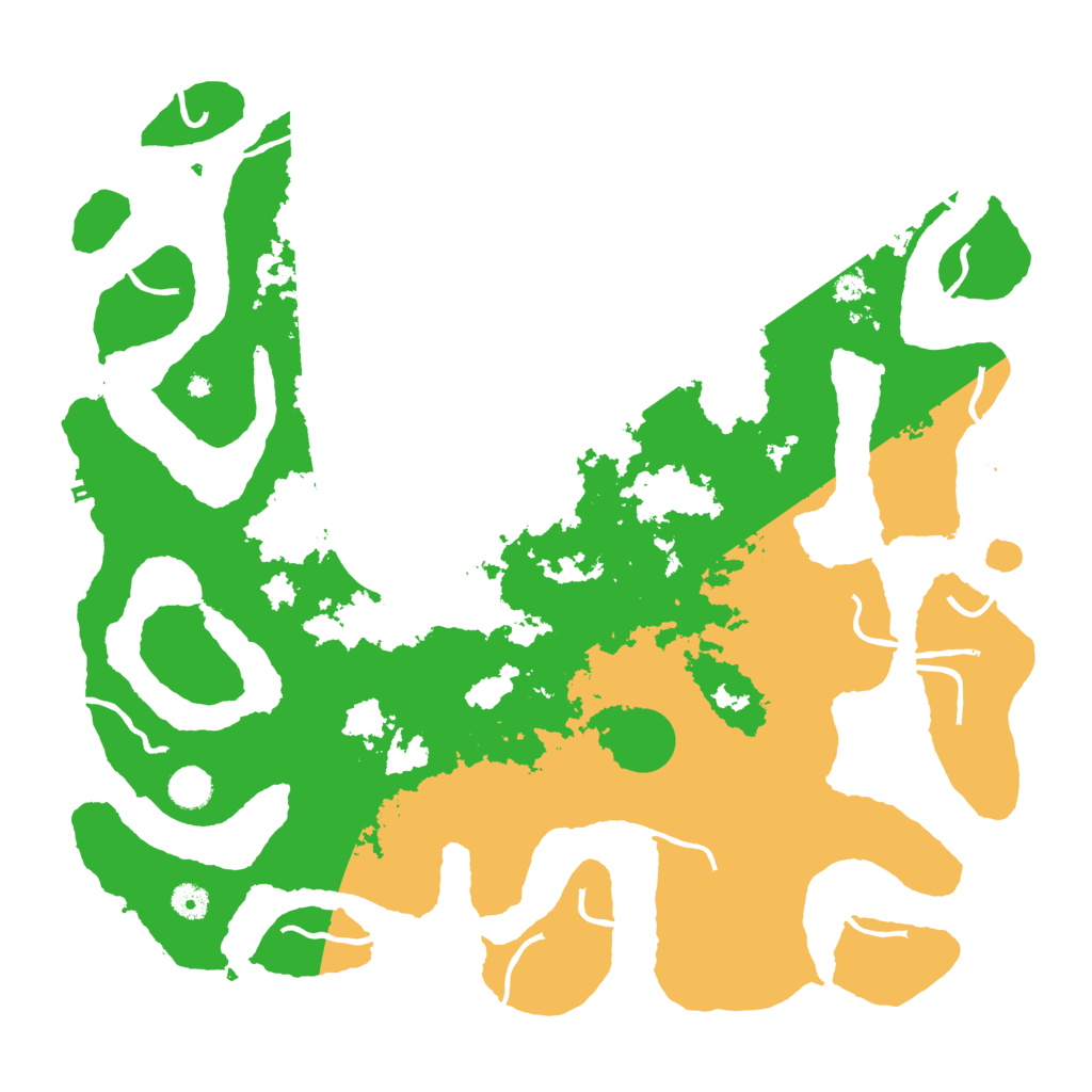 Biome Rust Map: Procedural Map, Size: 4500, Seed: 3543059