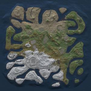 Thumbnail Rust Map: Procedural Map, Size: 4500, Seed: 3020945, 20 Monuments