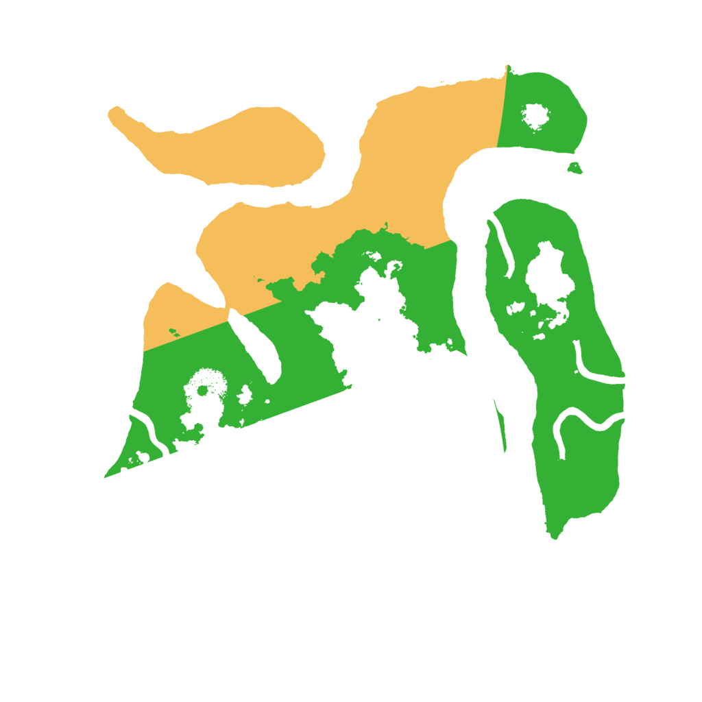 Biome Rust Map: Procedural Map, Size: 2500, Seed: 5289938