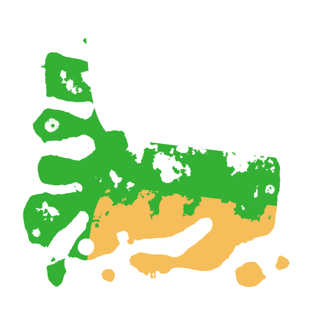 Biome Rust Map: Procedural Map, Size: 3500, Seed: 4340582