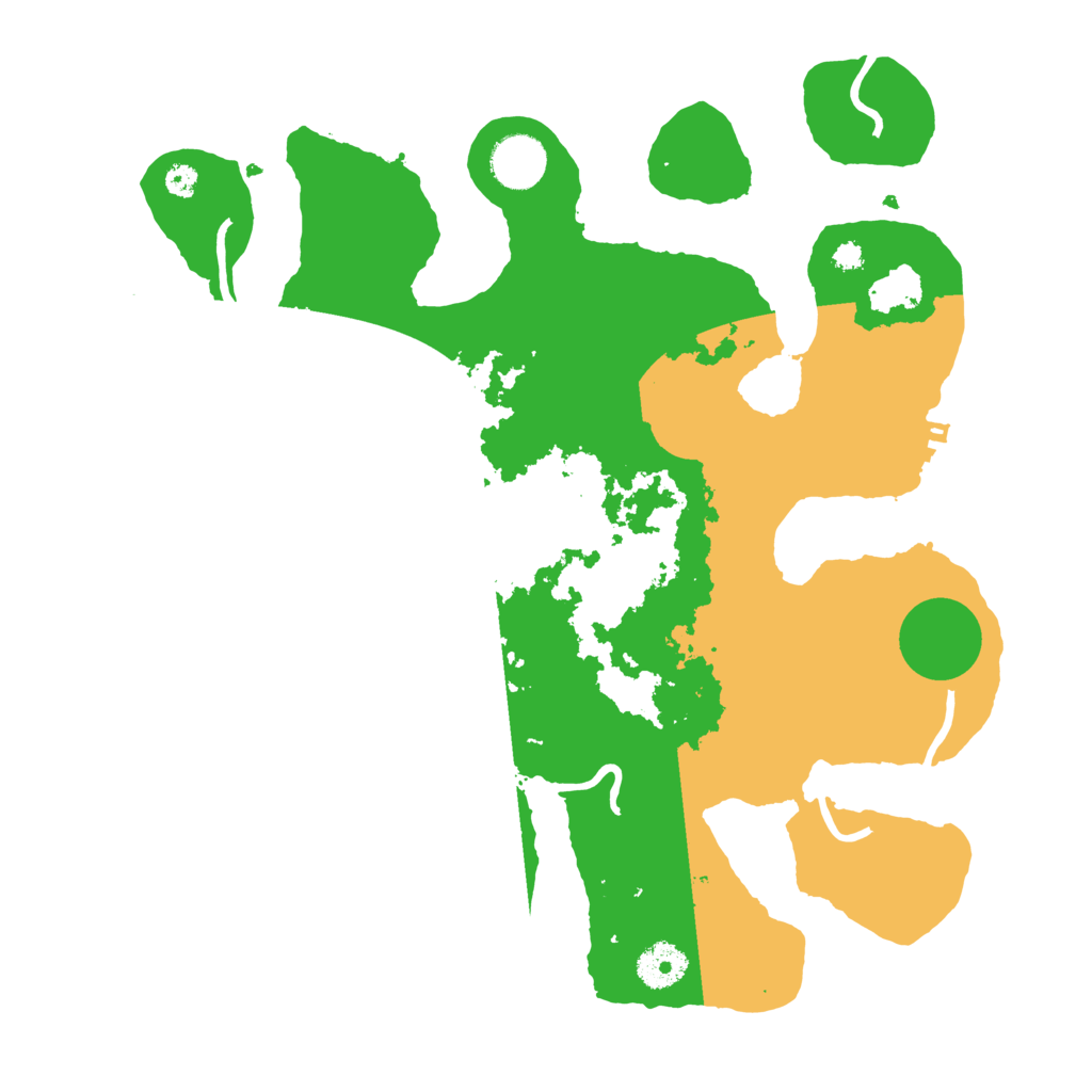 Biome Rust Map: Procedural Map, Size: 3500, Seed: 5255588