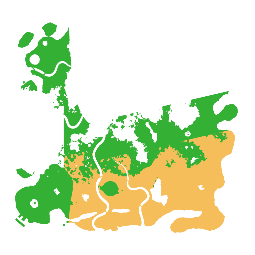Biome Rust Map: Procedural Map, Size: 4500, Seed: 3454113