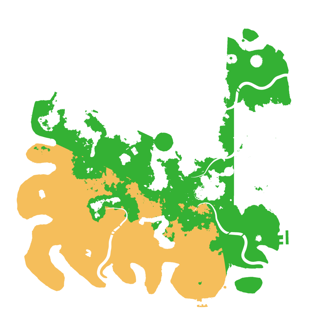 Biome Rust Map: Procedural Map, Size: 4500, Seed: 1476002