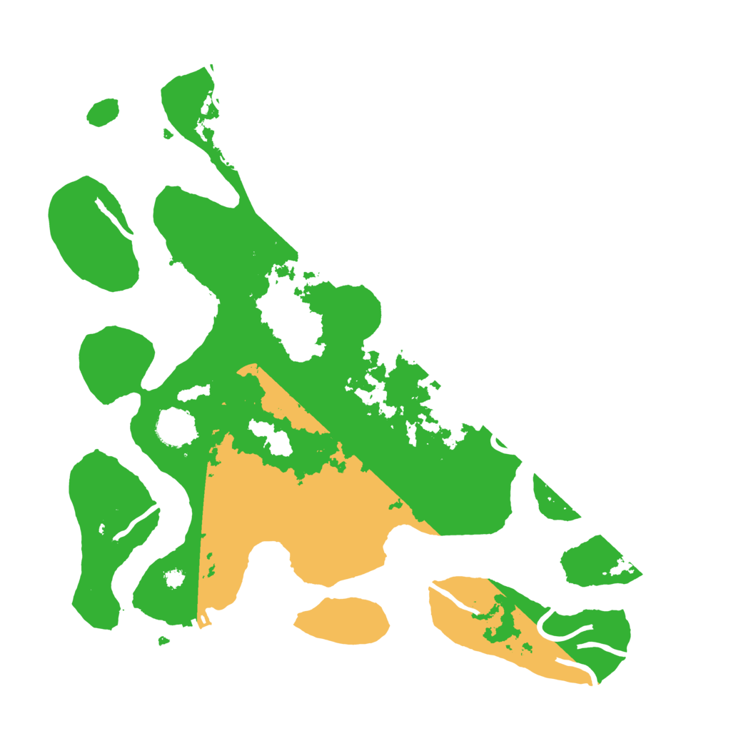 Biome Rust Map: Procedural Map, Size: 3500, Seed: 1157133