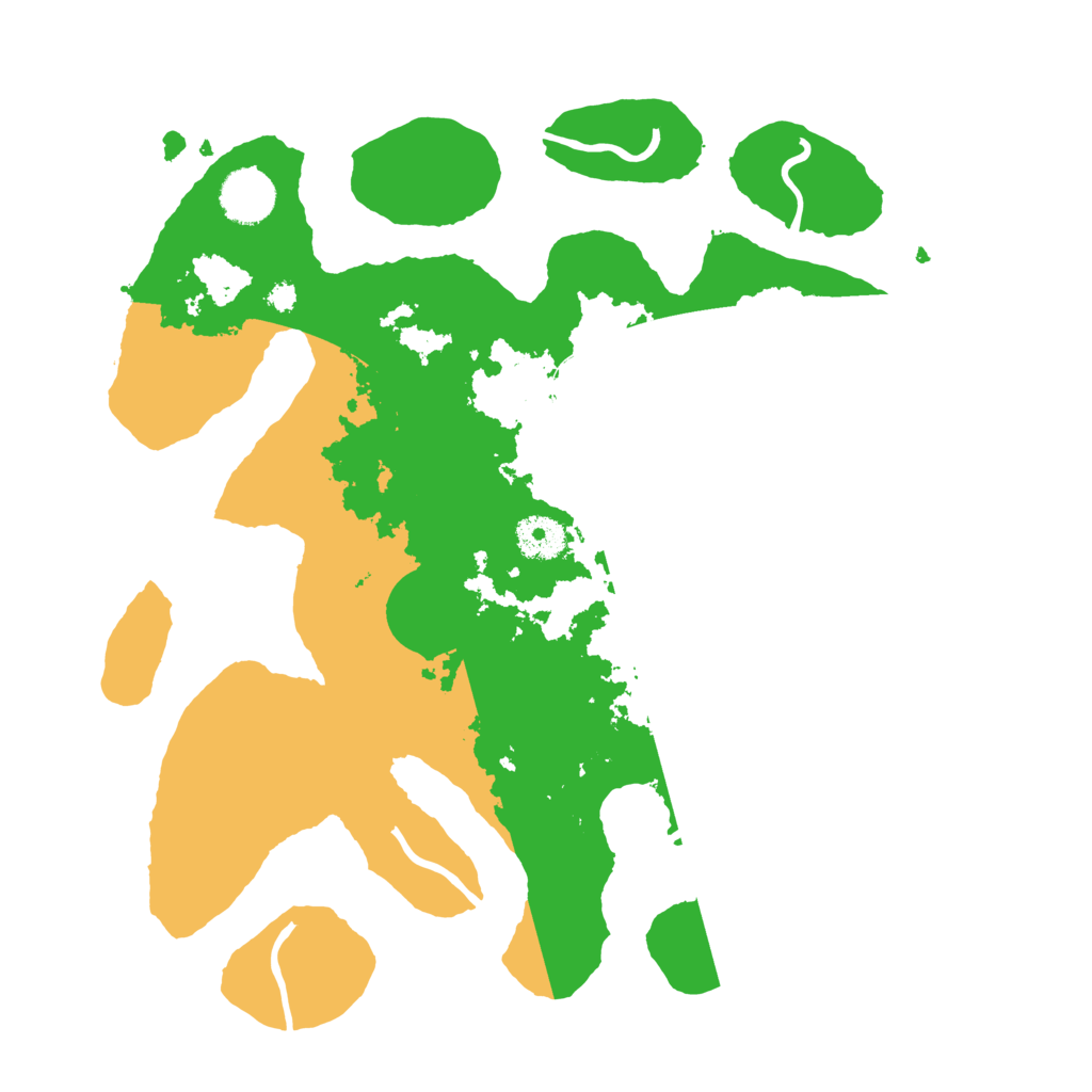 Biome Rust Map: Procedural Map, Size: 3500, Seed: 2437367