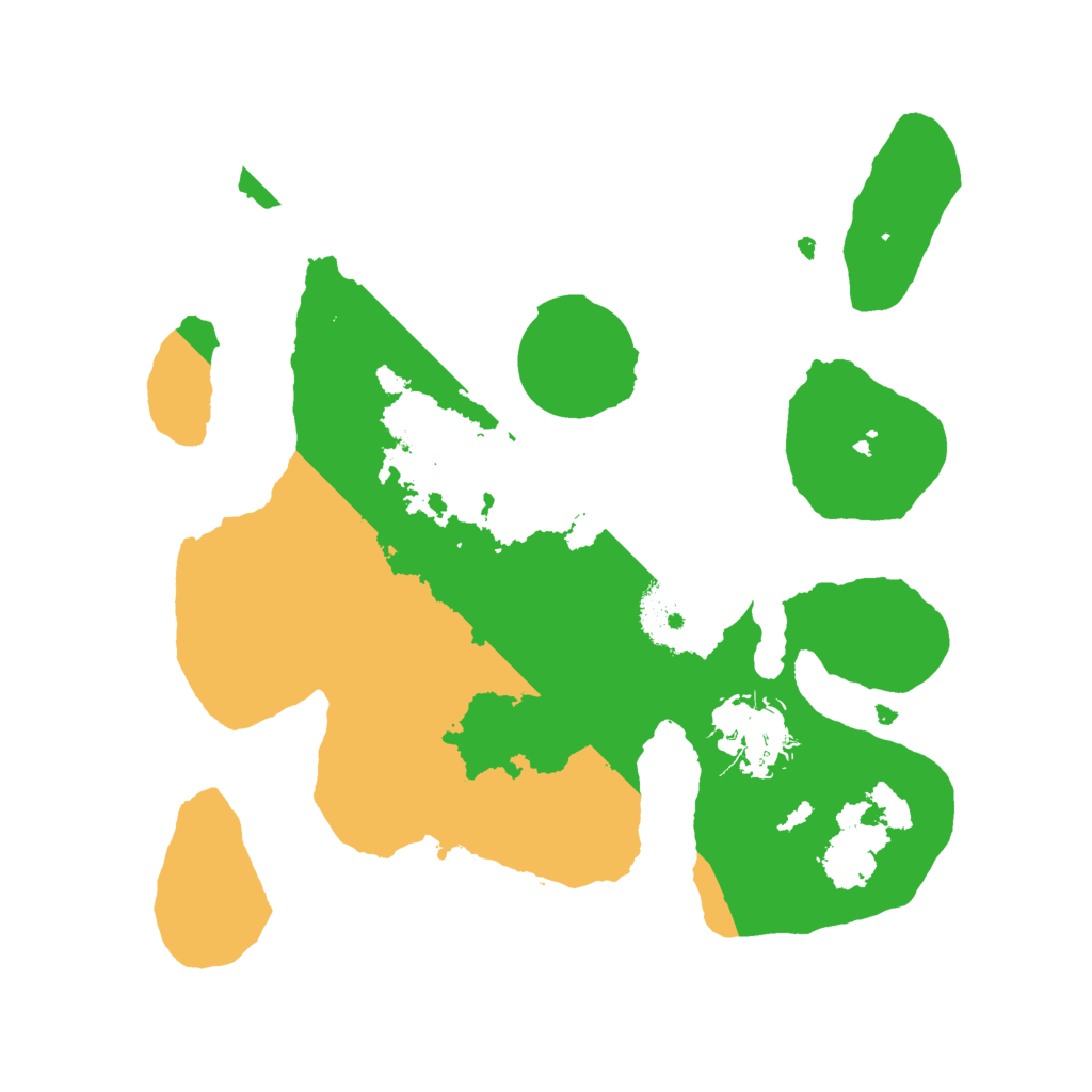 Biome Rust Map: Procedural Map, Size: 2500, Seed: 213915