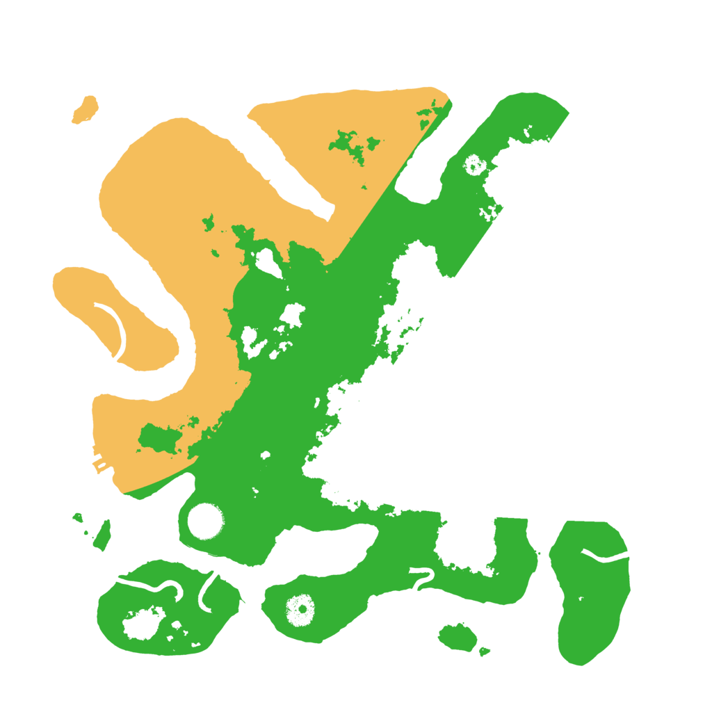 Biome Rust Map: Procedural Map, Size: 3500, Seed: 2648648