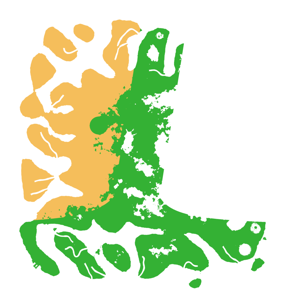 Biome Rust Map: Procedural Map, Size: 4500, Seed: 3601592