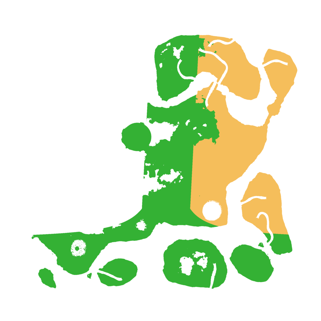 Biome Rust Map: Procedural Map, Size: 3000, Seed: 2676876