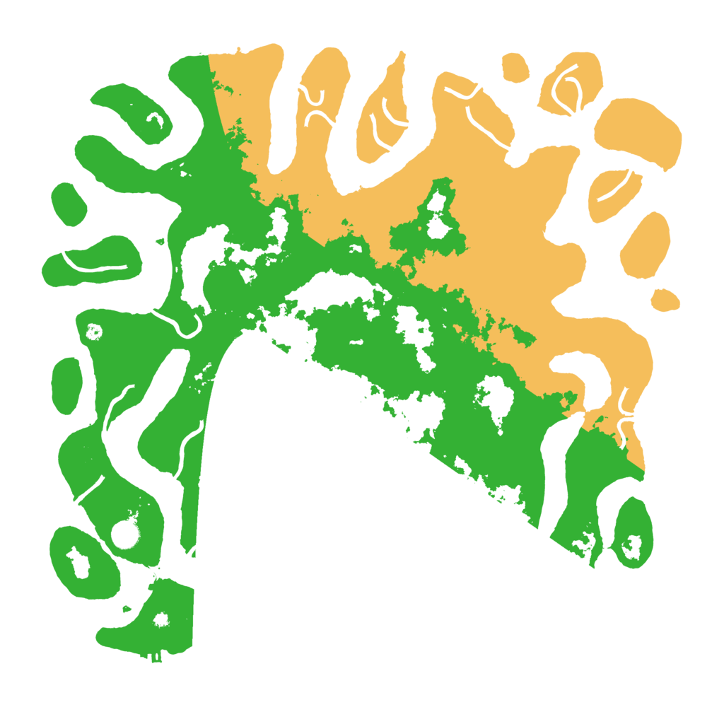 Biome Rust Map: Procedural Map, Size: 4500, Seed: 2491867