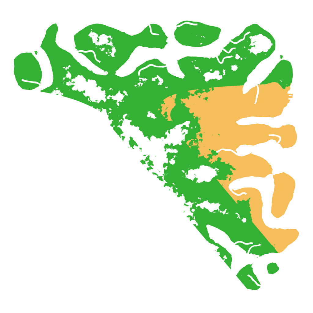 Biome Rust Map: Procedural Map, Size: 4500, Seed: 145889