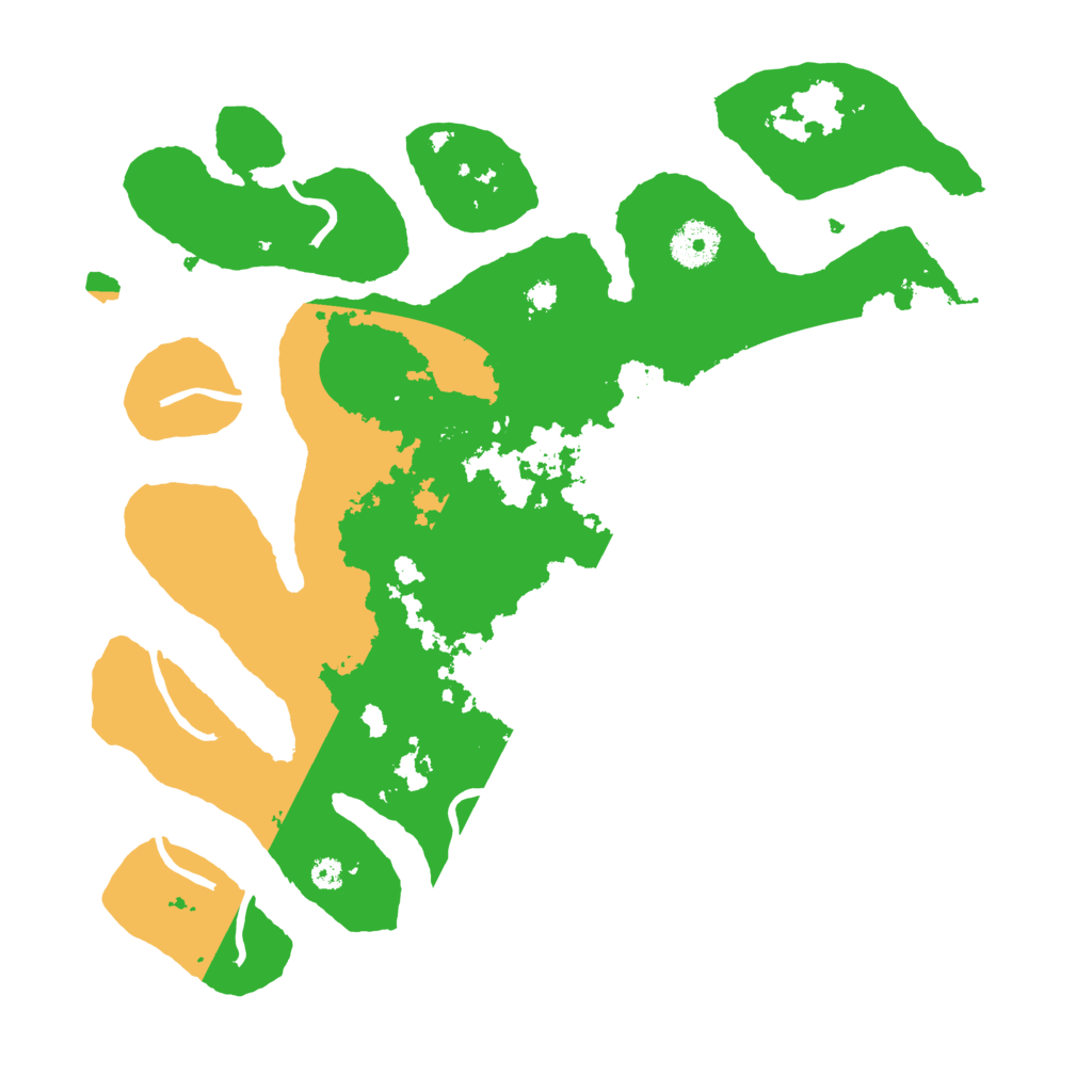 Biome Rust Map: Procedural Map, Size: 3500, Seed: 5192419