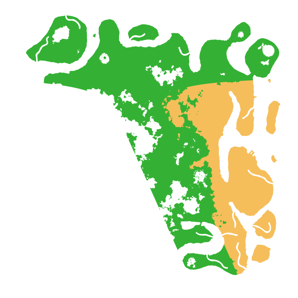 Biome Rust Map: Procedural Map, Size: 4500, Seed: 3588587