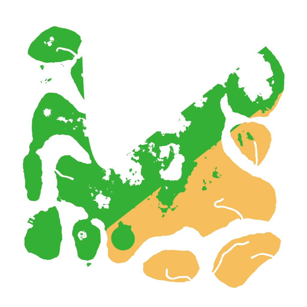 Biome Rust Map: Procedural Map, Size: 3500, Seed: 3210686