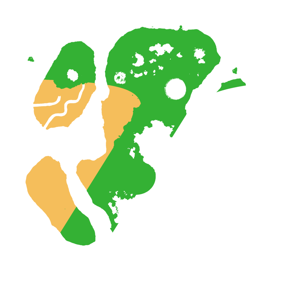 Biome Rust Map: Procedural Map, Size: 2500, Seed: 3893782