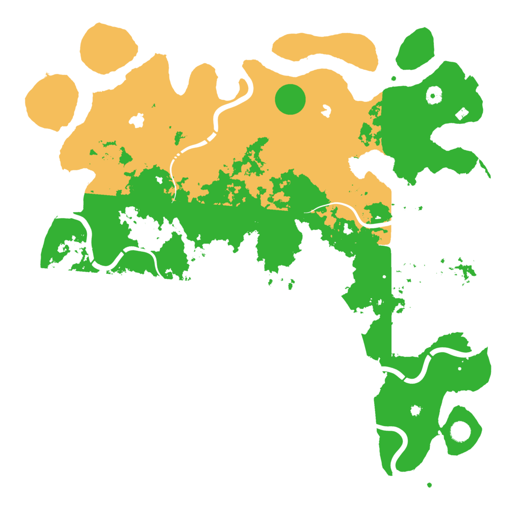 Biome Rust Map: Procedural Map, Size: 4500, Seed: 4333373