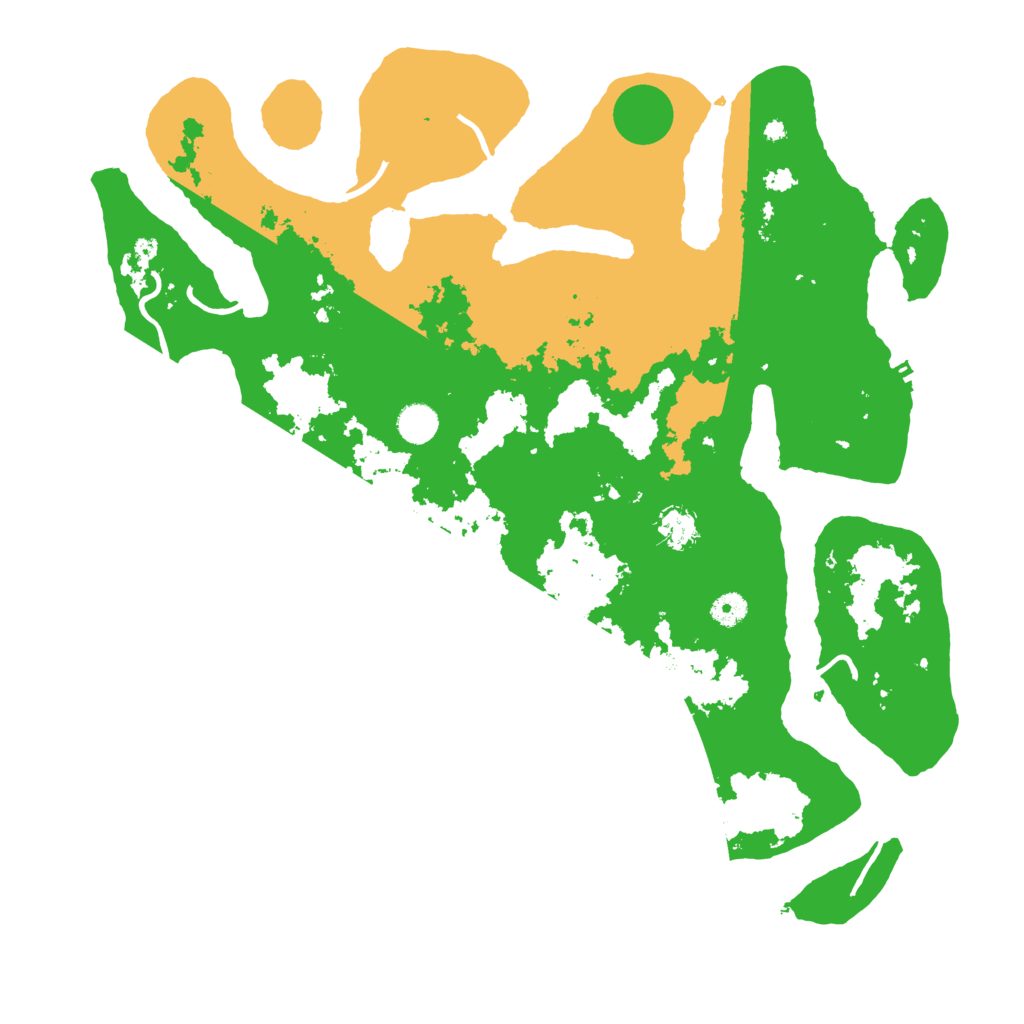 Biome Rust Map: Procedural Map, Size: 4500, Seed: 3093265