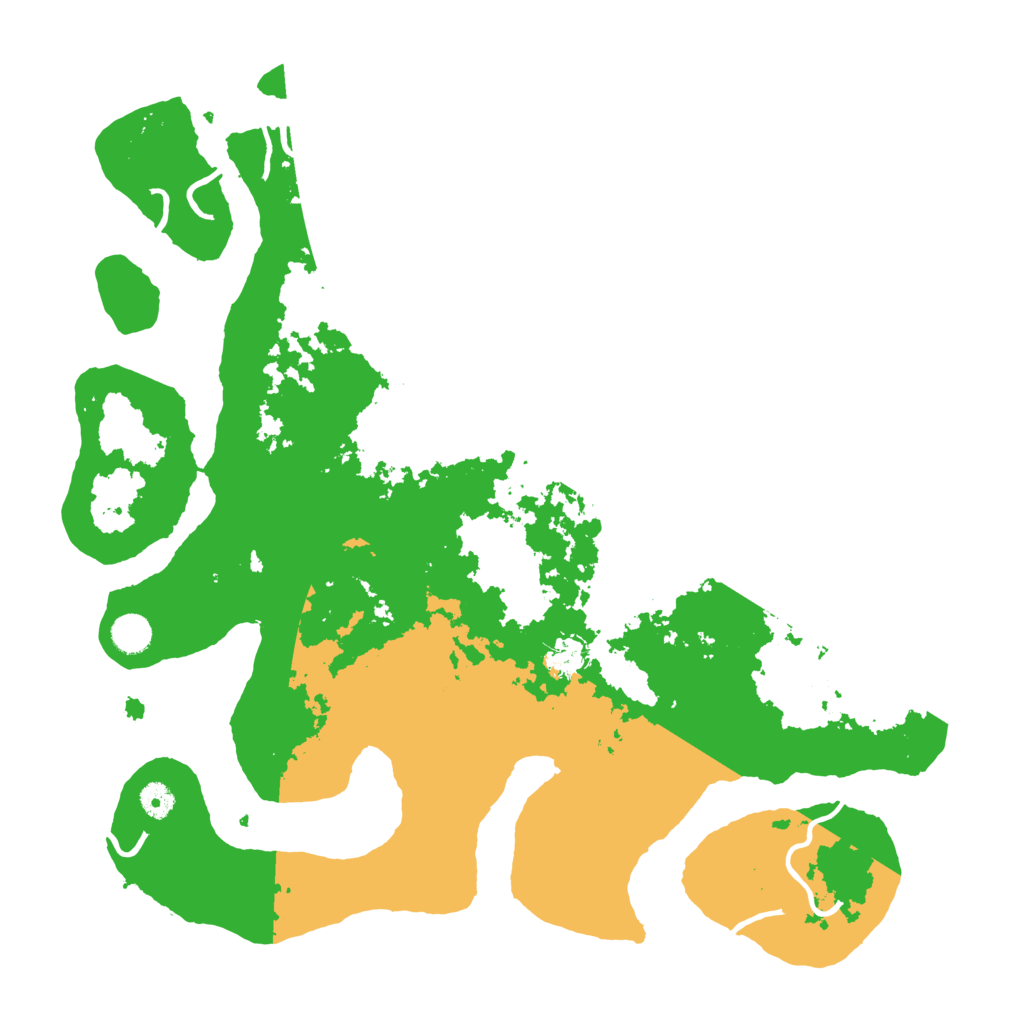 Biome Rust Map: Procedural Map, Size: 4500, Seed: 192311