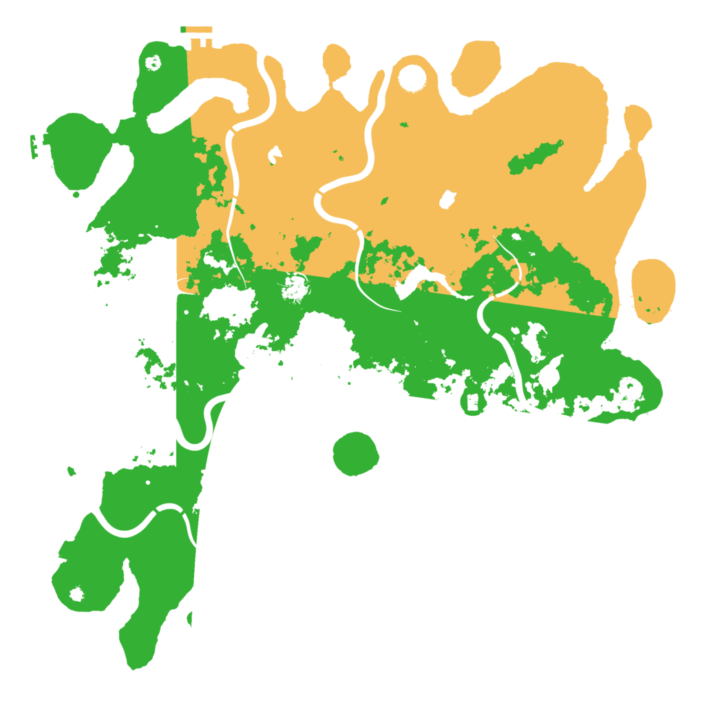 Biome Rust Map: Procedural Map, Size: 4500, Seed: 3895069