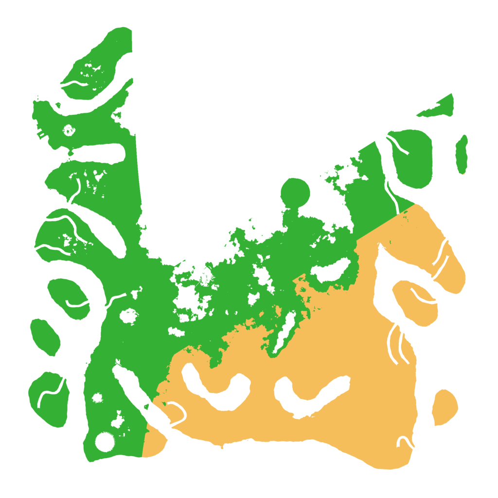 Biome Rust Map: Procedural Map, Size: 4500, Seed: 6450764