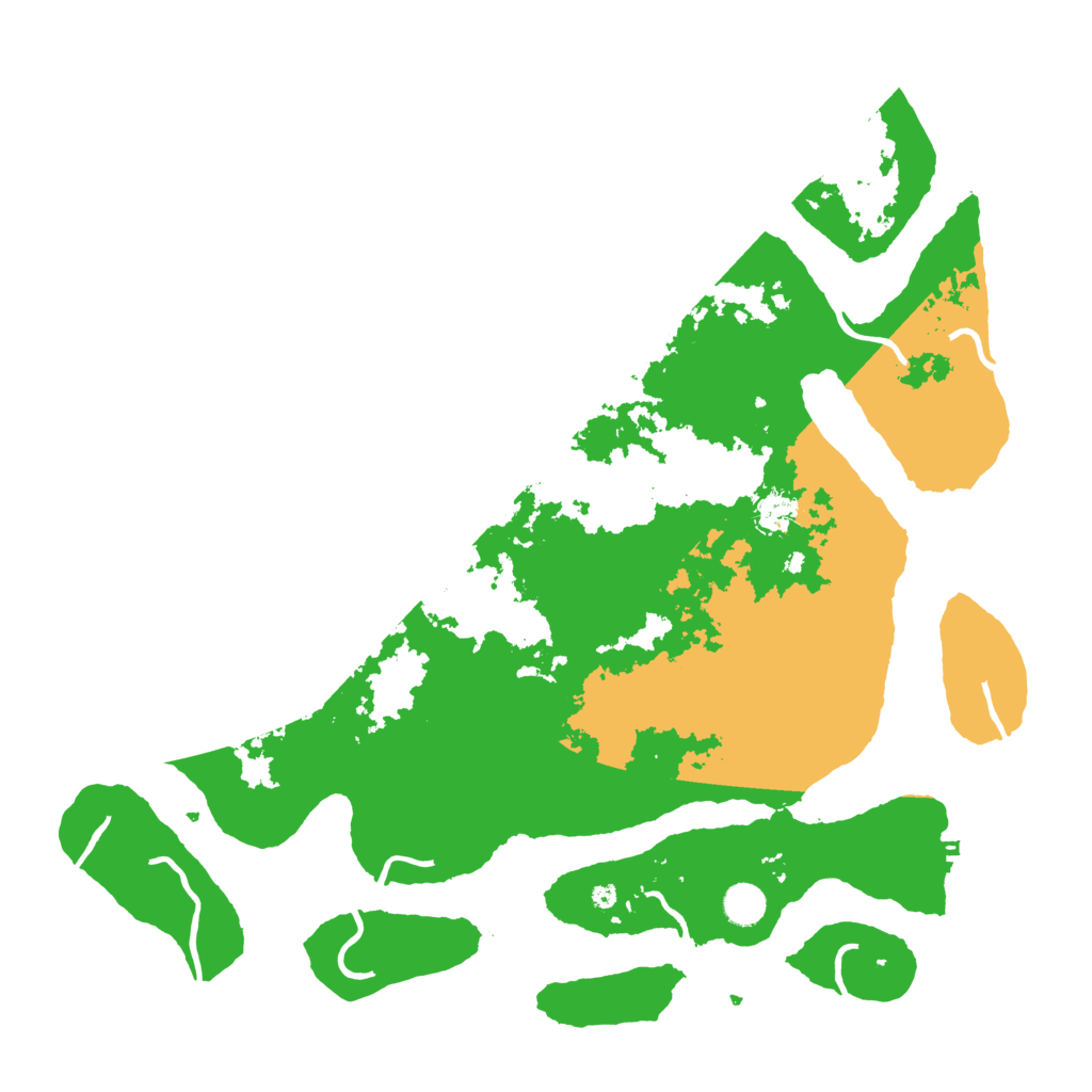 Biome Rust Map: Procedural Map, Size: 4500, Seed: 6368008