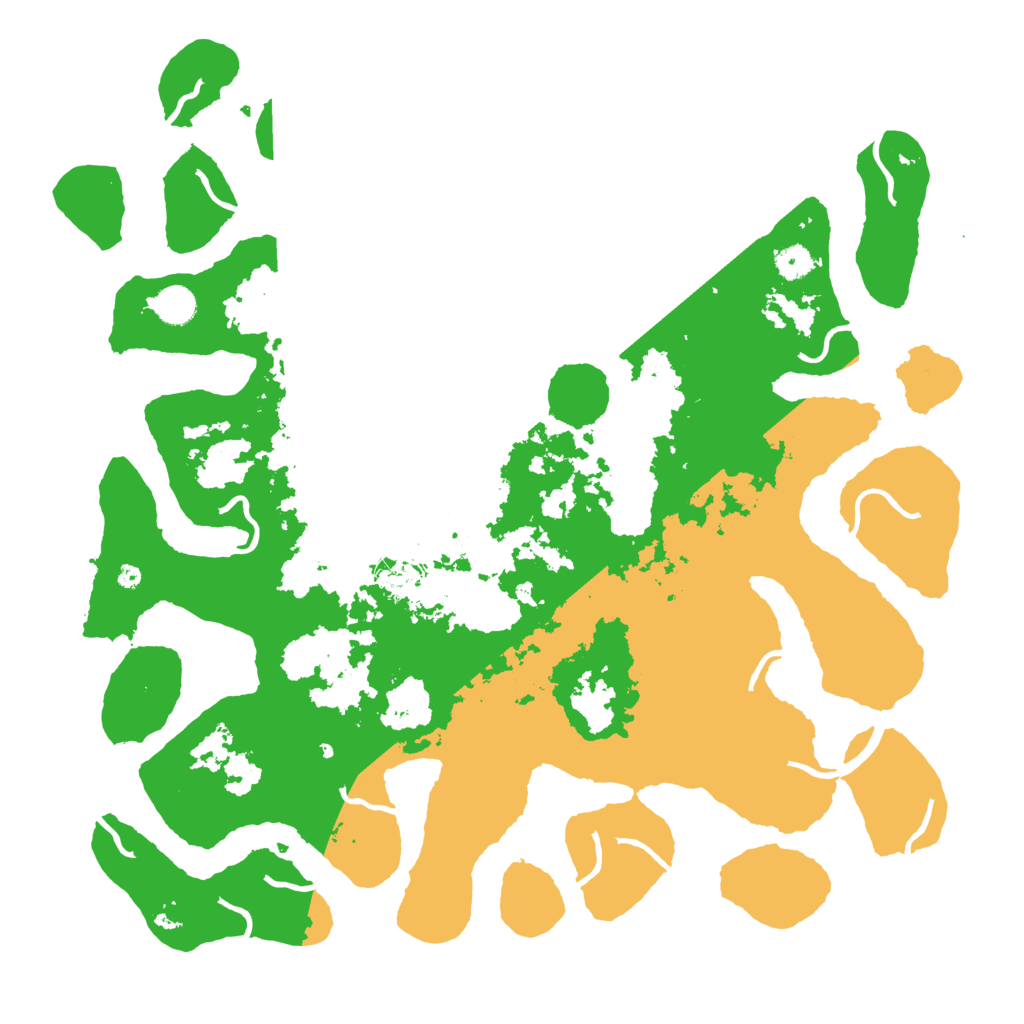 Biome Rust Map: Procedural Map, Size: 4500, Seed: 5480908