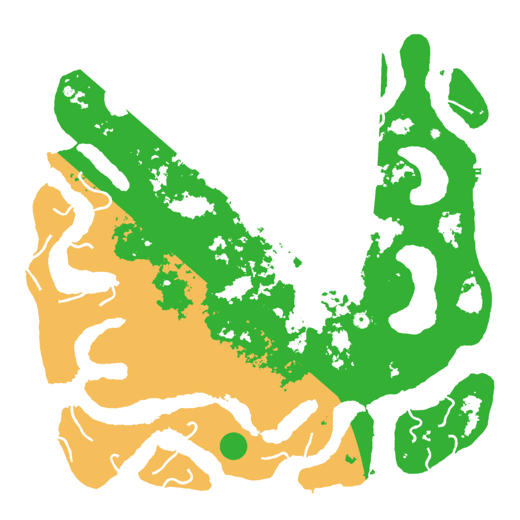 Biome Rust Map: Procedural Map, Size: 5000, Seed: 3254580