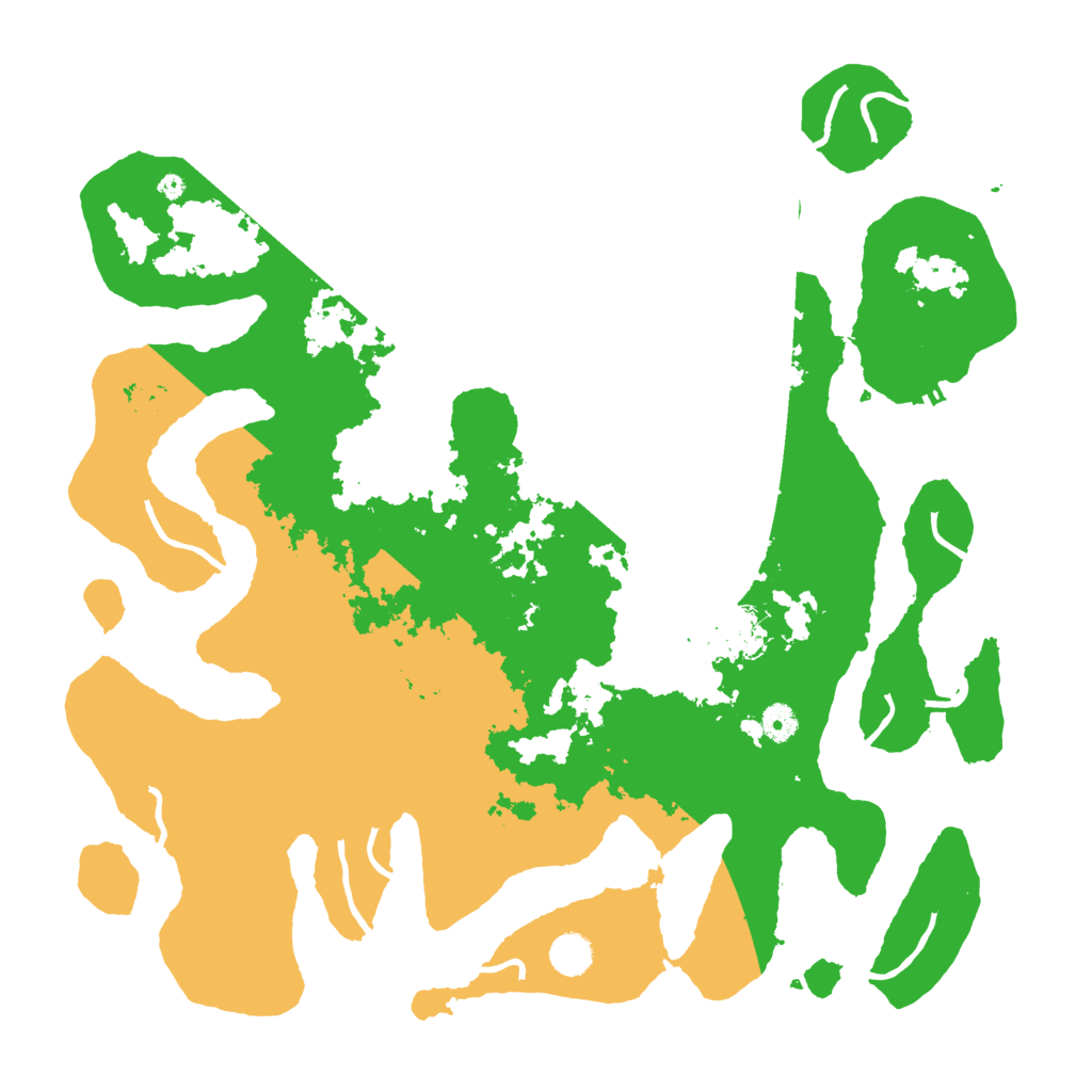 Biome Rust Map: Procedural Map, Size: 4500, Seed: 883800