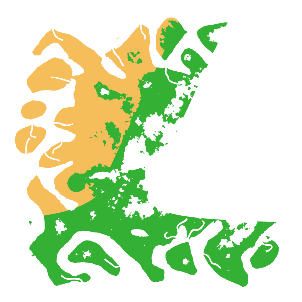 Biome Rust Map: Procedural Map, Size: 4500, Seed: 3170286