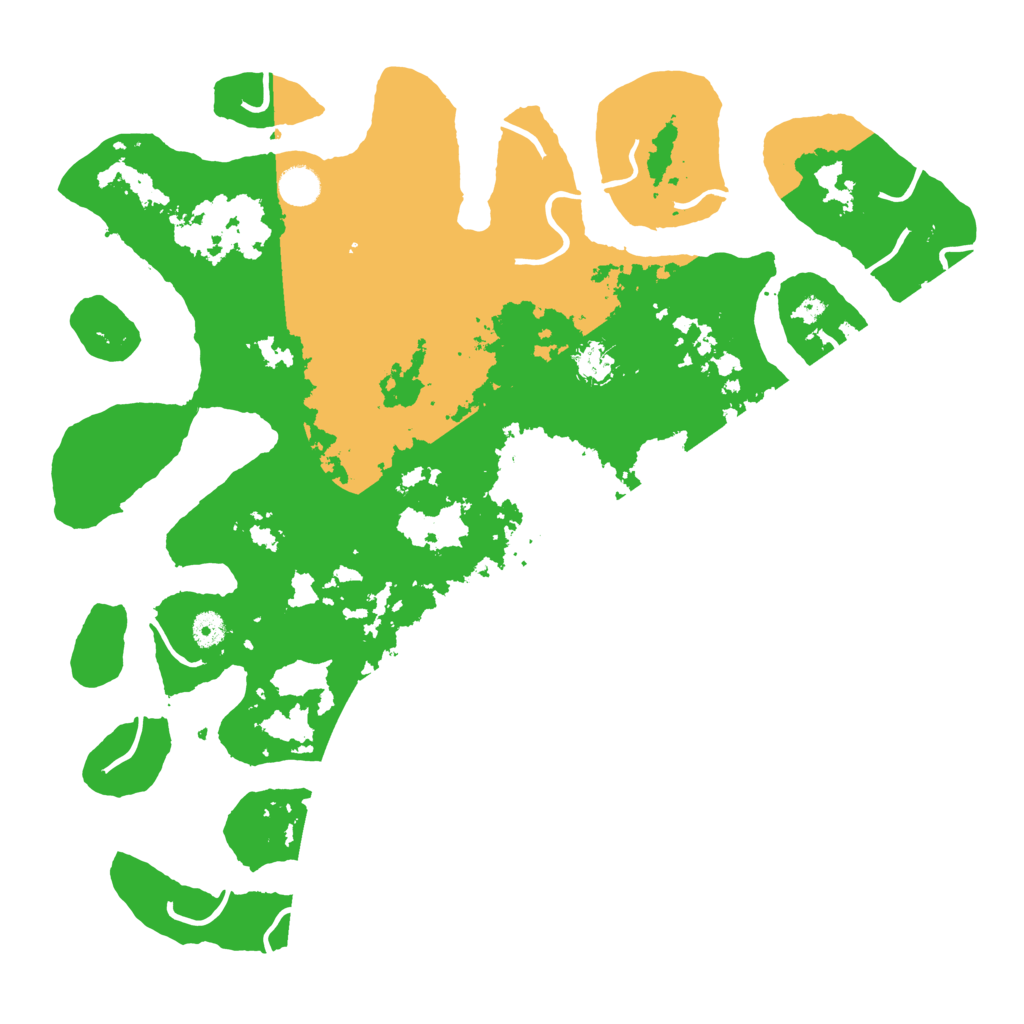 Biome Rust Map: Procedural Map, Size: 4500, Seed: 3037215