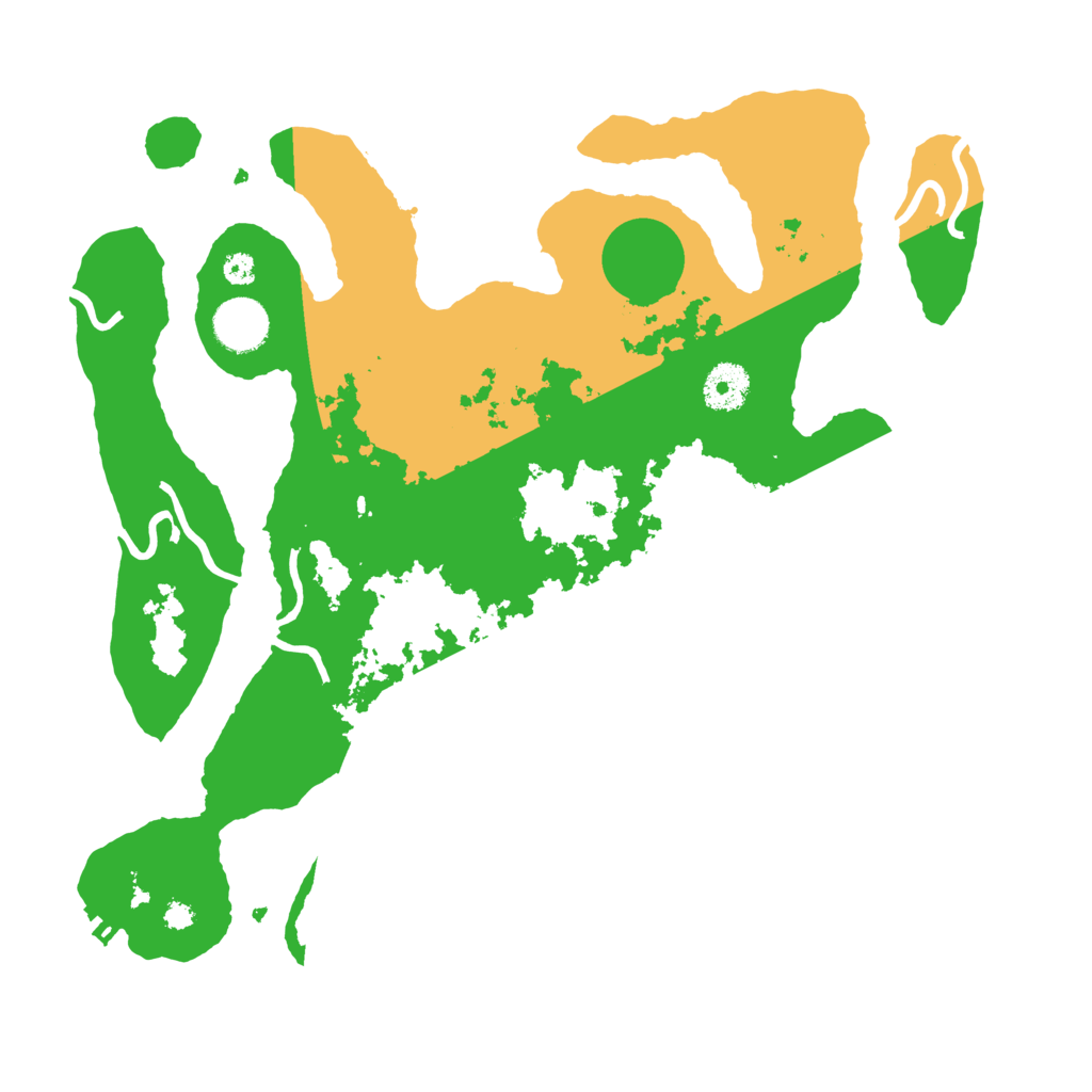 Biome Rust Map: Procedural Map, Size: 3500, Seed: 4827830