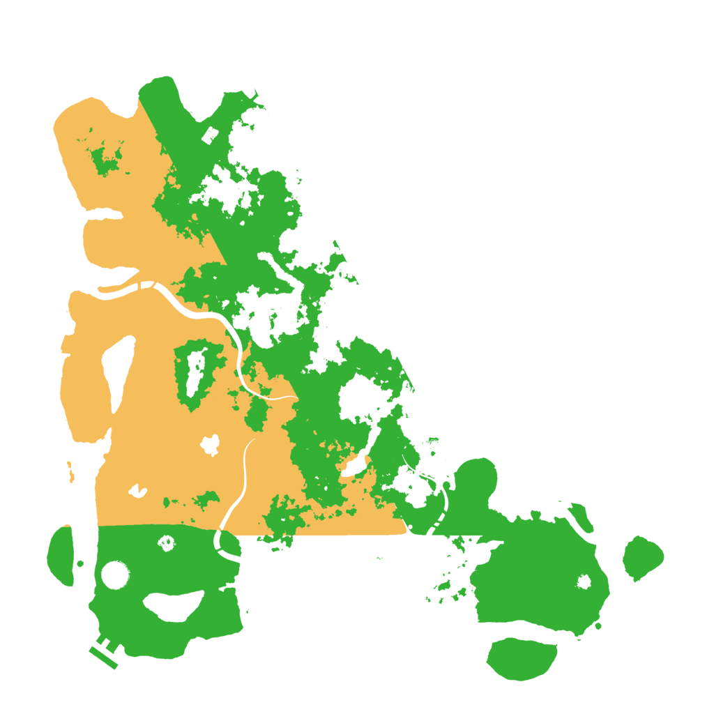 Biome Rust Map: Procedural Map, Size: 4500, Seed: 2884221