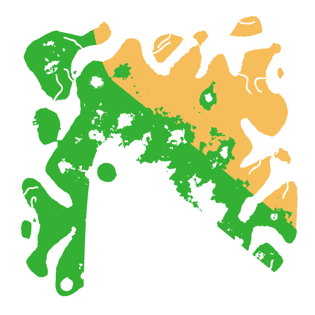 Biome Rust Map: Procedural Map, Size: 4500, Seed: 2538946