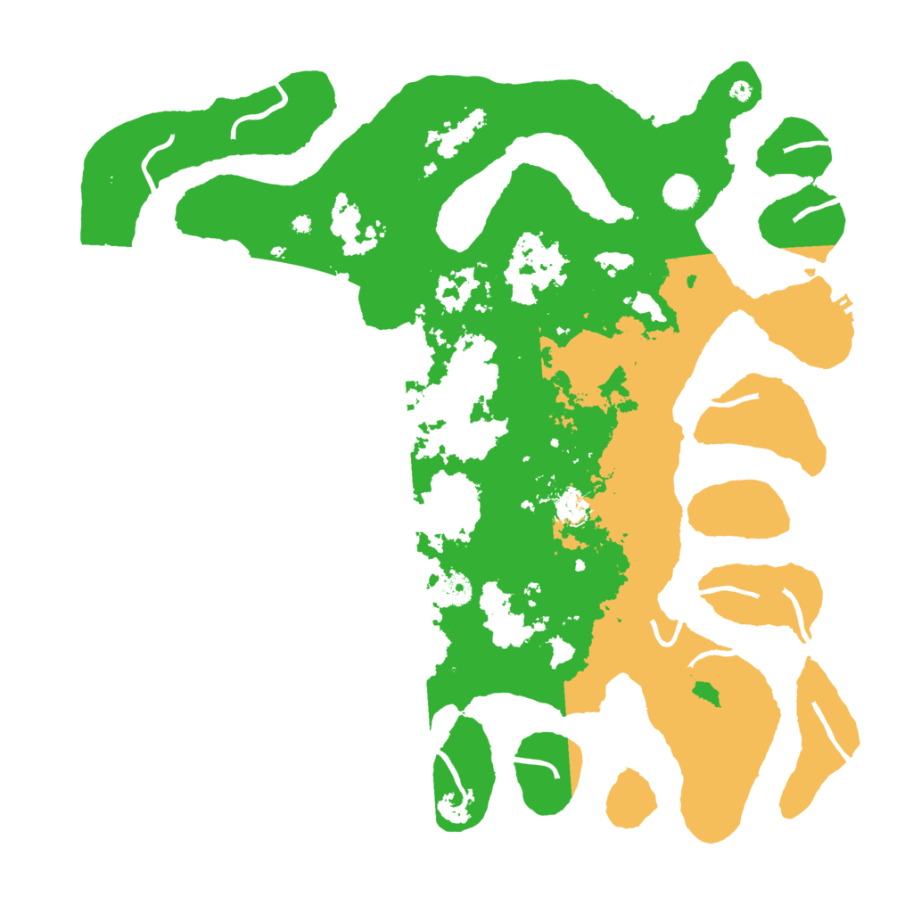 Biome Rust Map: Procedural Map, Size: 4500, Seed: 4641025