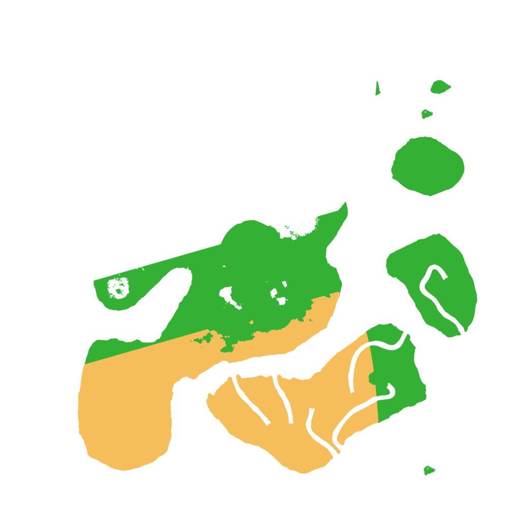 Biome Rust Map: Procedural Map, Size: 2500, Seed: 1518668