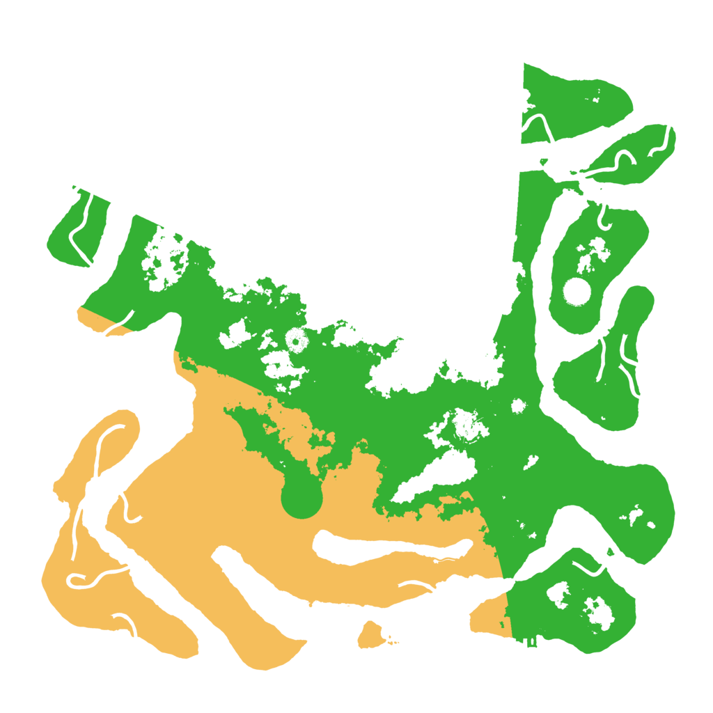 Biome Rust Map: Procedural Map, Size: 4500, Seed: 2560511