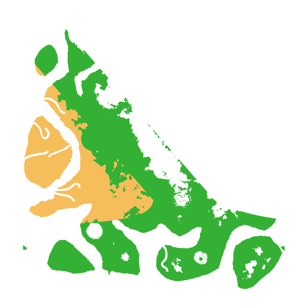 Biome Rust Map: Procedural Map, Size: 3500, Seed: 72648181