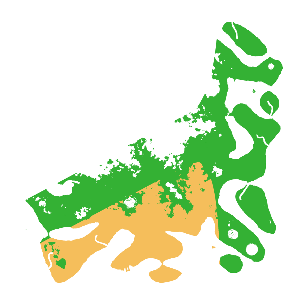 Biome Rust Map: Procedural Map, Size: 4500, Seed: 3230618