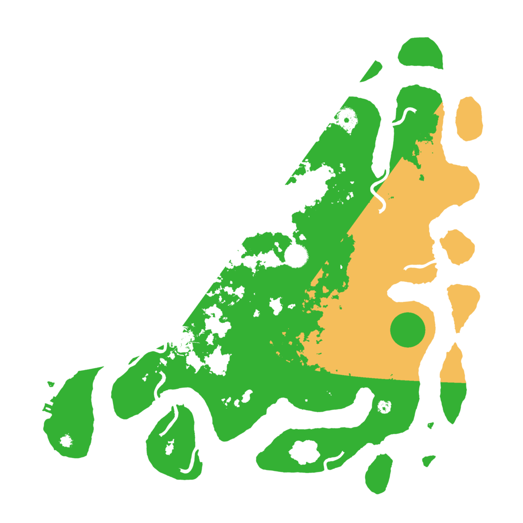Biome Rust Map: Procedural Map, Size: 3950, Seed: 1760936253