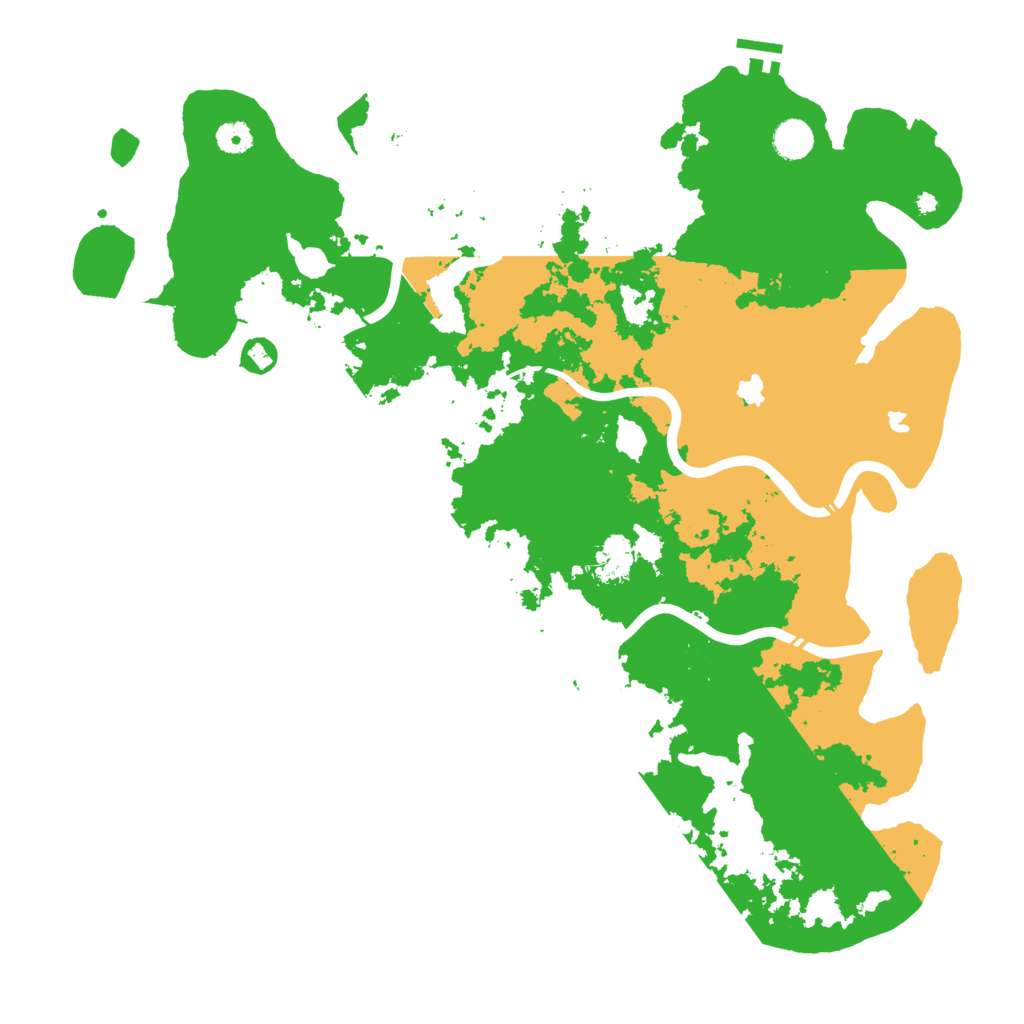 Biome Rust Map: Procedural Map, Size: 4500, Seed: 4706987