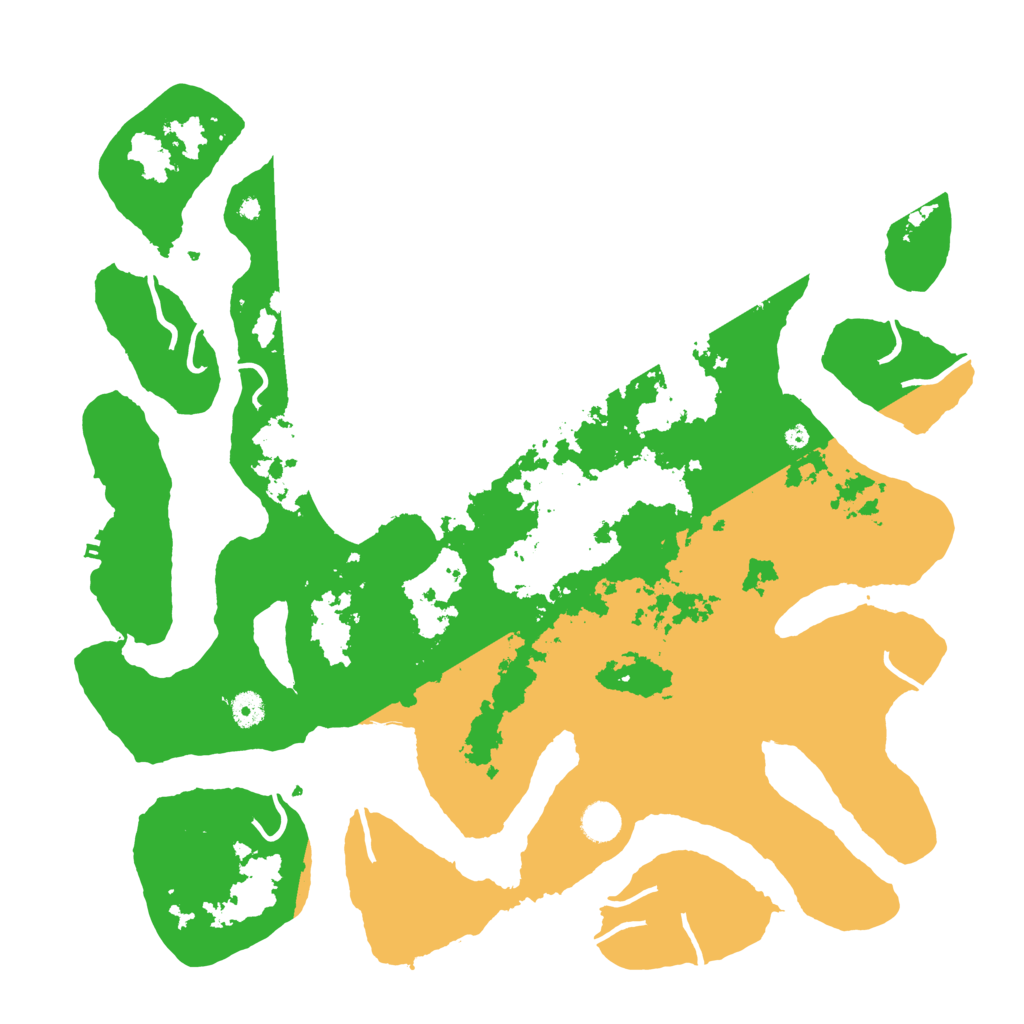 Biome Rust Map: Procedural Map, Size: 4500, Seed: 3620972