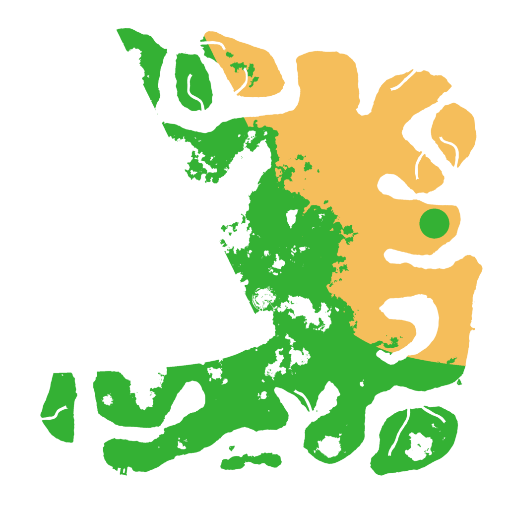 Biome Rust Map: Procedural Map, Size: 4500, Seed: 1039403287